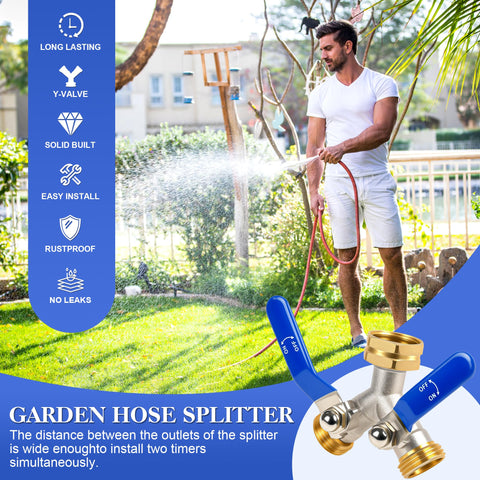 EJW durable brass construction resists rust for outdoor use.