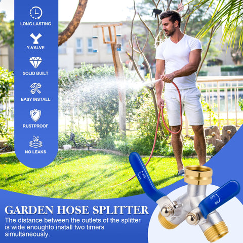 EJW double spout design allows two hoses simultaneously