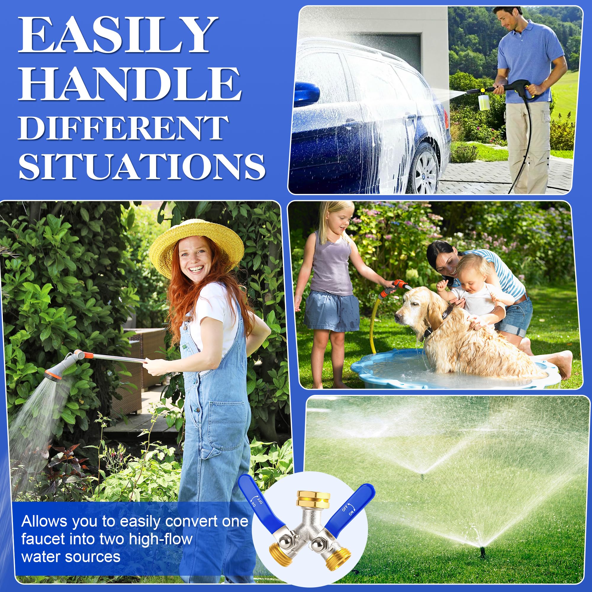 EJW large inlet and outlet design supports higher water flow.
