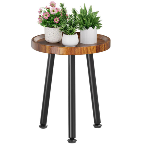 Ekisemio table features durable metal legs for lasting stability