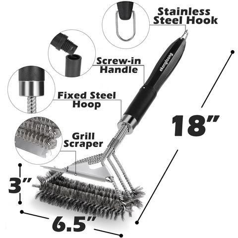 Ekongloong detachable 18-inch handle for easy storage in drawers or kits