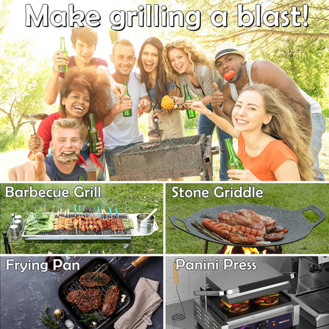 Ekongloong universal compatibility cleans porcelain, ceramic, gas, charcoal grills