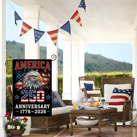 EKOREST double-sided Bald Eagle flag with vibrant colors