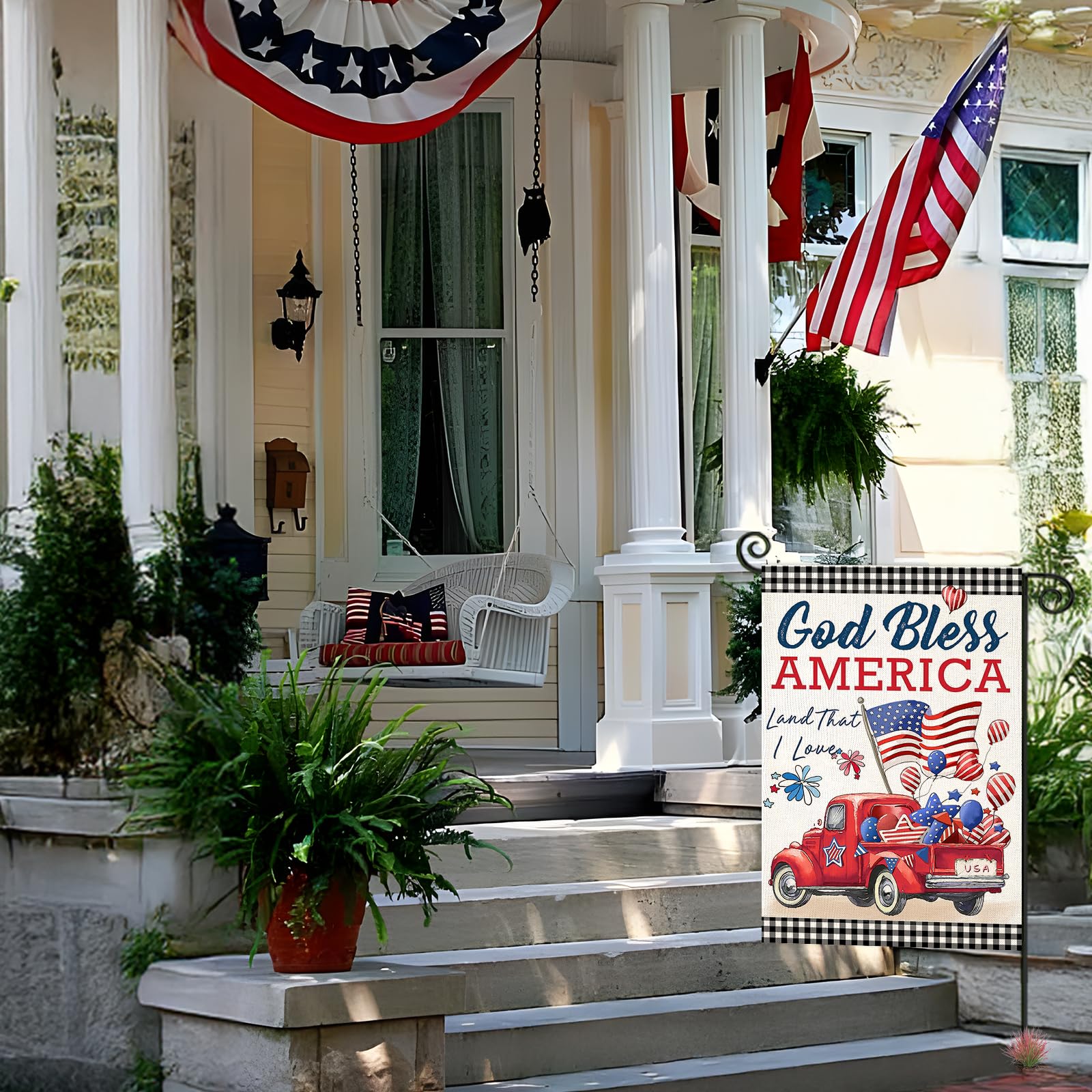 EKOREST double-sided flag prints both sides for outdoor visibility