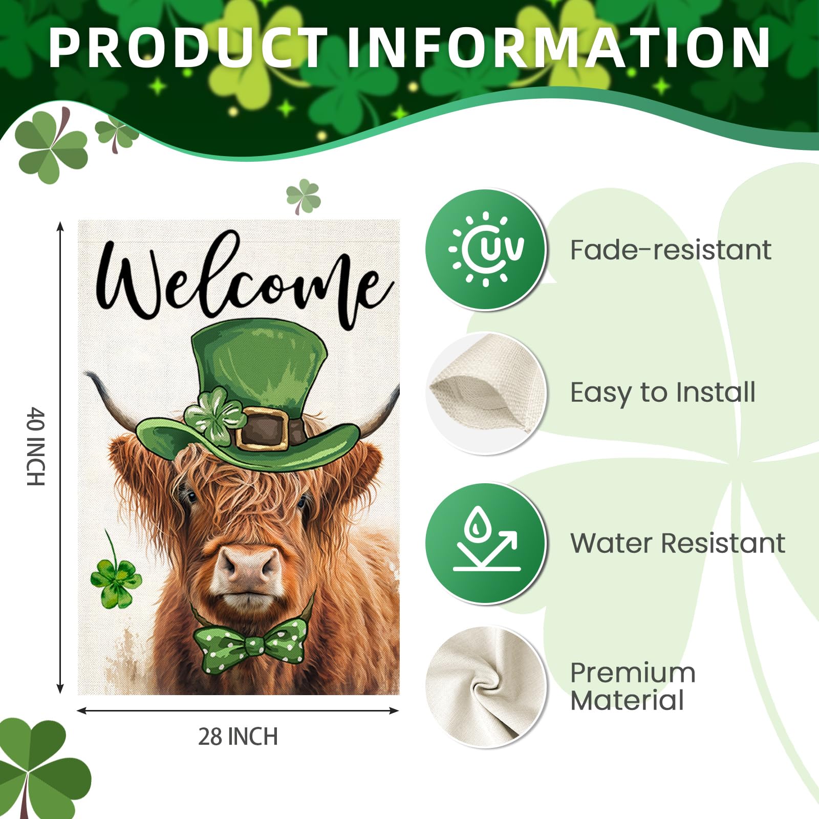 EKOREST double-sided print ensures visibility from multiple angles.