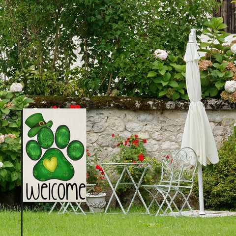 EKOREST 12x18 inch mini flag ideal for porches and small gardens.