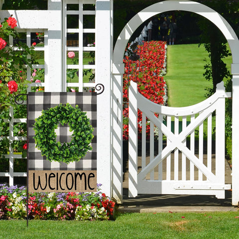 EKOREST outdoor decor flag 12x18 brighten porches and patios.