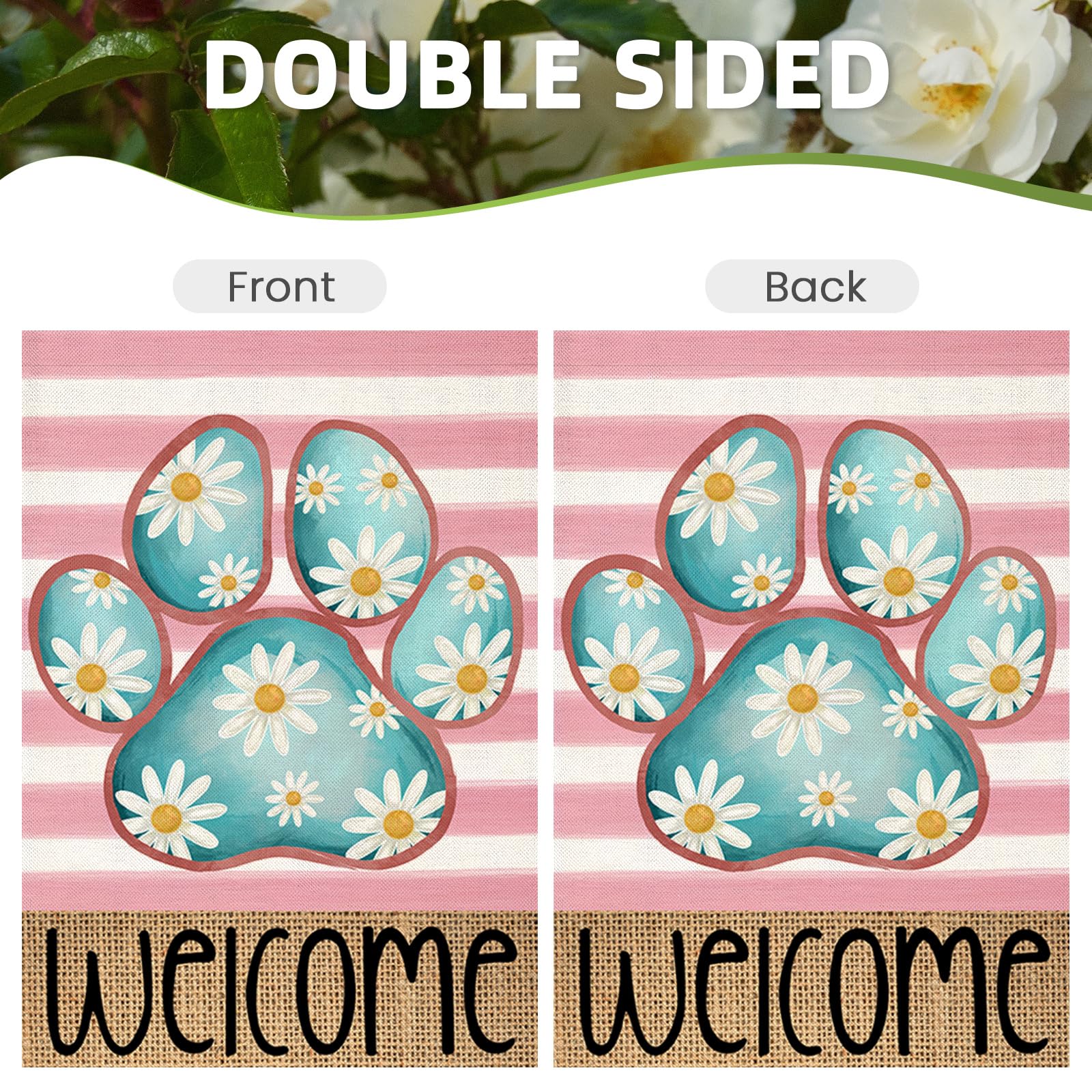 EKOREST spring and summer outdoor flag brightens entry and garden