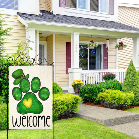 Large 28x40 outdoor flag designed for porch and yard celebrations.