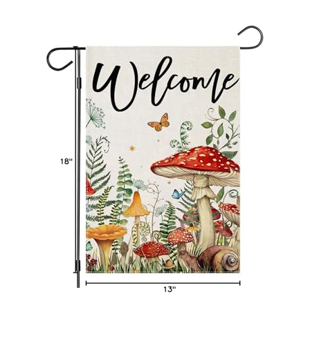 EKOREST Welcome Summer flag, seasonal outdoor decoration for holidays