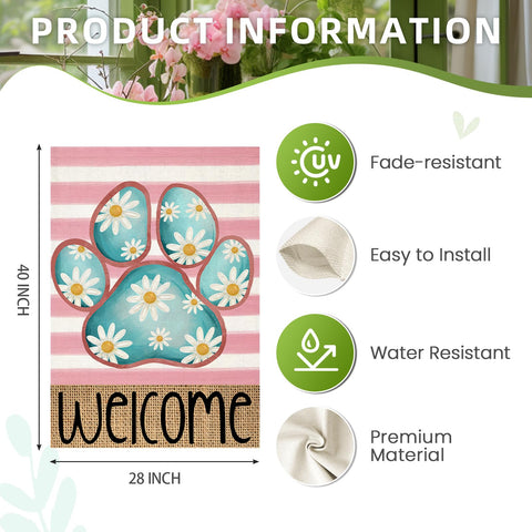 EKOREST yard flag suitable for lawn and patio displays