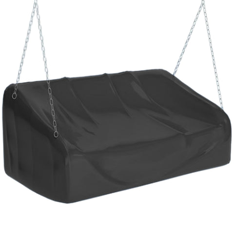 EKQSGLC hanging porch swing cover front view protecting swing from rain and sun