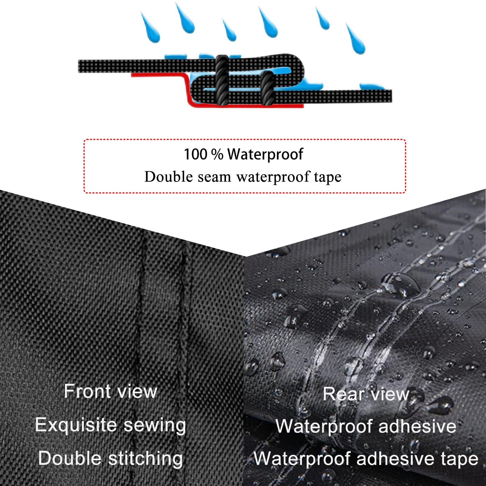 EKQSGLC seam taped construction ensures waterproof seams