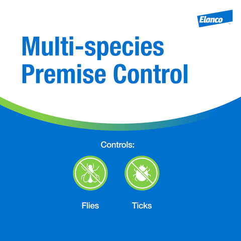 Elanco CyLence Ultra Premise Spray in animal housing for pest control.