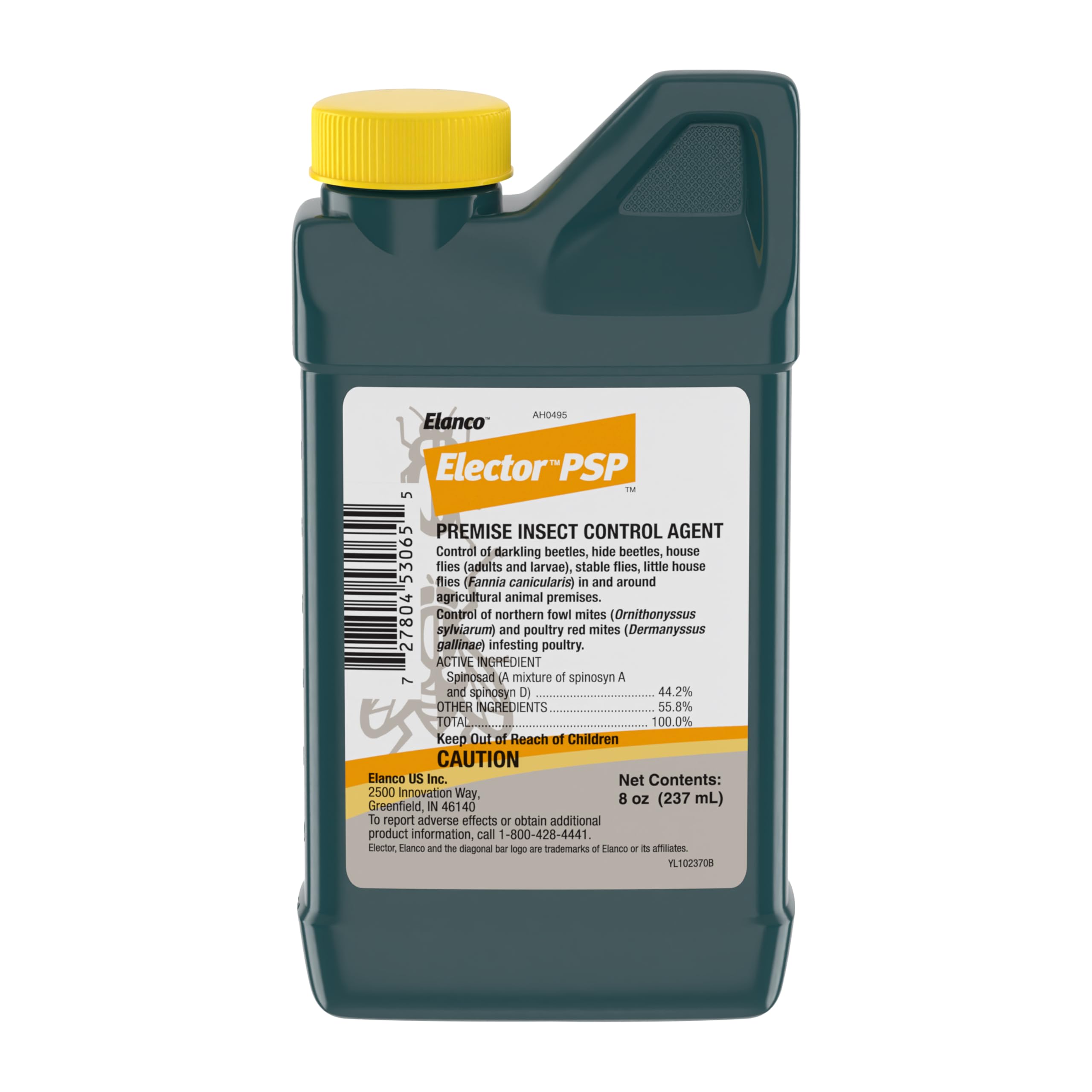 Elanco Elector PSP Premise bottle pour shows easy mixing for on-site use