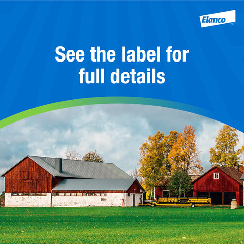Elanco Permectrin II back rub application shown on livestock.