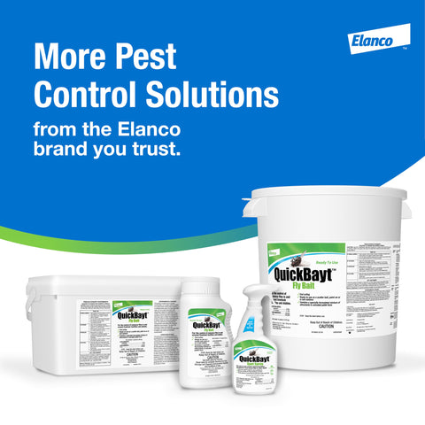 Elanco QuickBayt supports integrated pest management in livestock facilities.