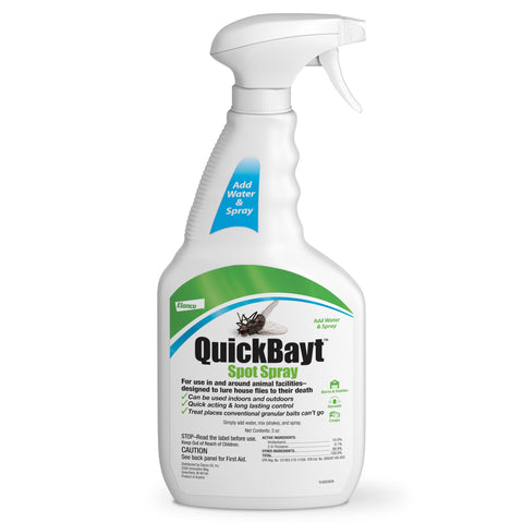 Elanco QuickBayt Spot Spray bottle for easy premises fly control