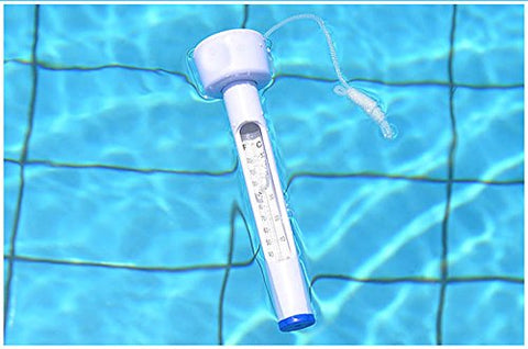 eLander Pro thermometer features durable, shatter-resistant construction for outdoor pool reliability.