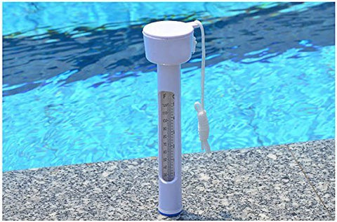 eLander Pro pool thermometer ideal for outdoor and indoor pools, spas, and ponds.