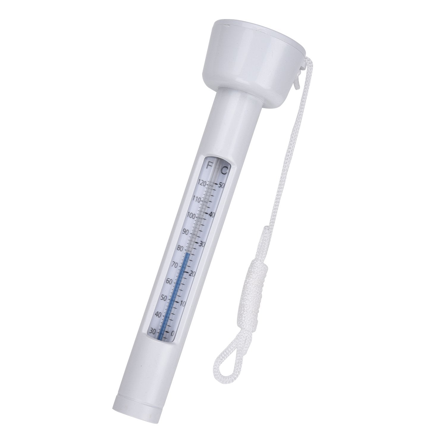 eLander Pro water thermometer with a large floating display for precise pool readings.