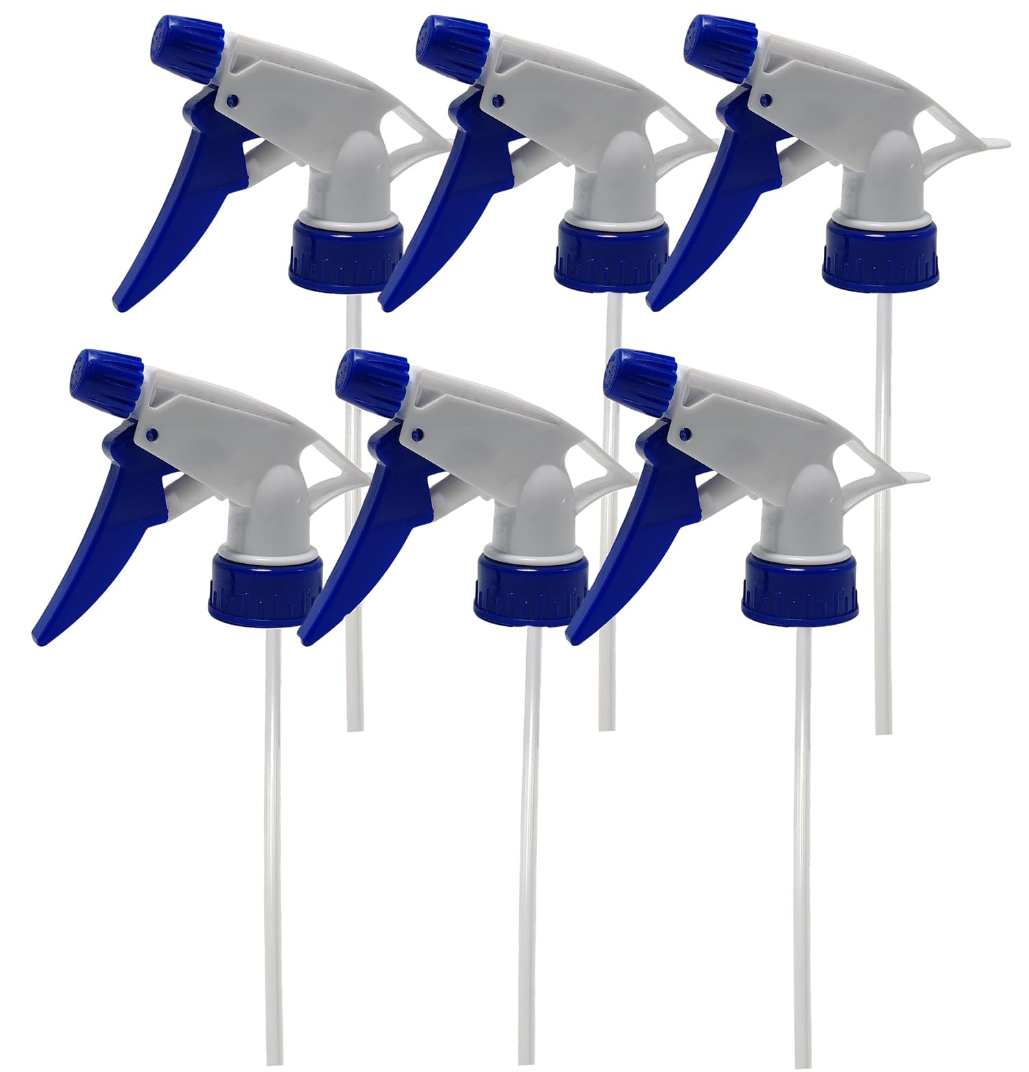 Elandy 6-pack blue spray nozzle attachments for leak-proof, versatile spraying