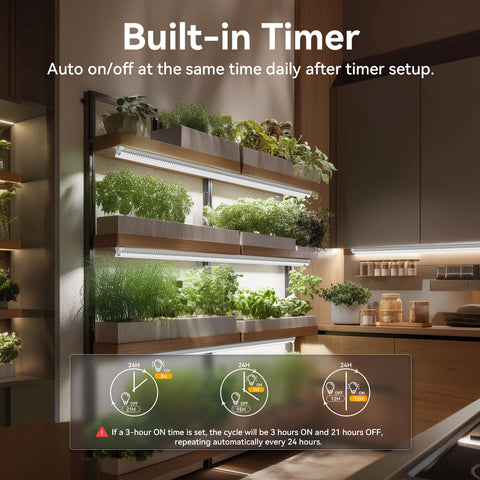 Elaruslux linkable design enables scalable indoor garden setups