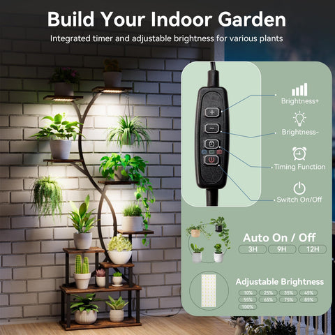 Elaruslux sturdy iron-frame supports heavy plant displays with stability