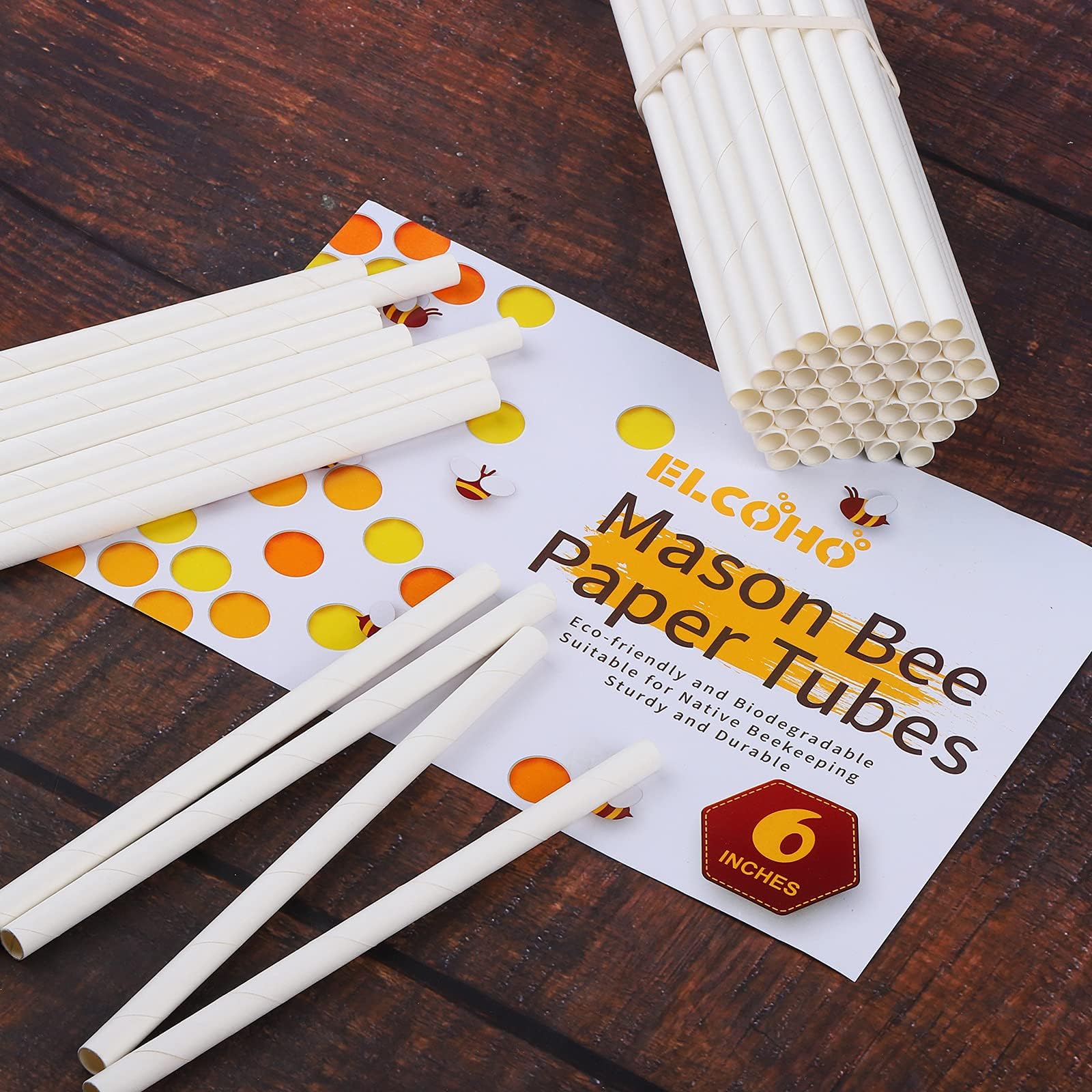 Elcoho smooth surface bee paper inserts with neat edges for clean placement