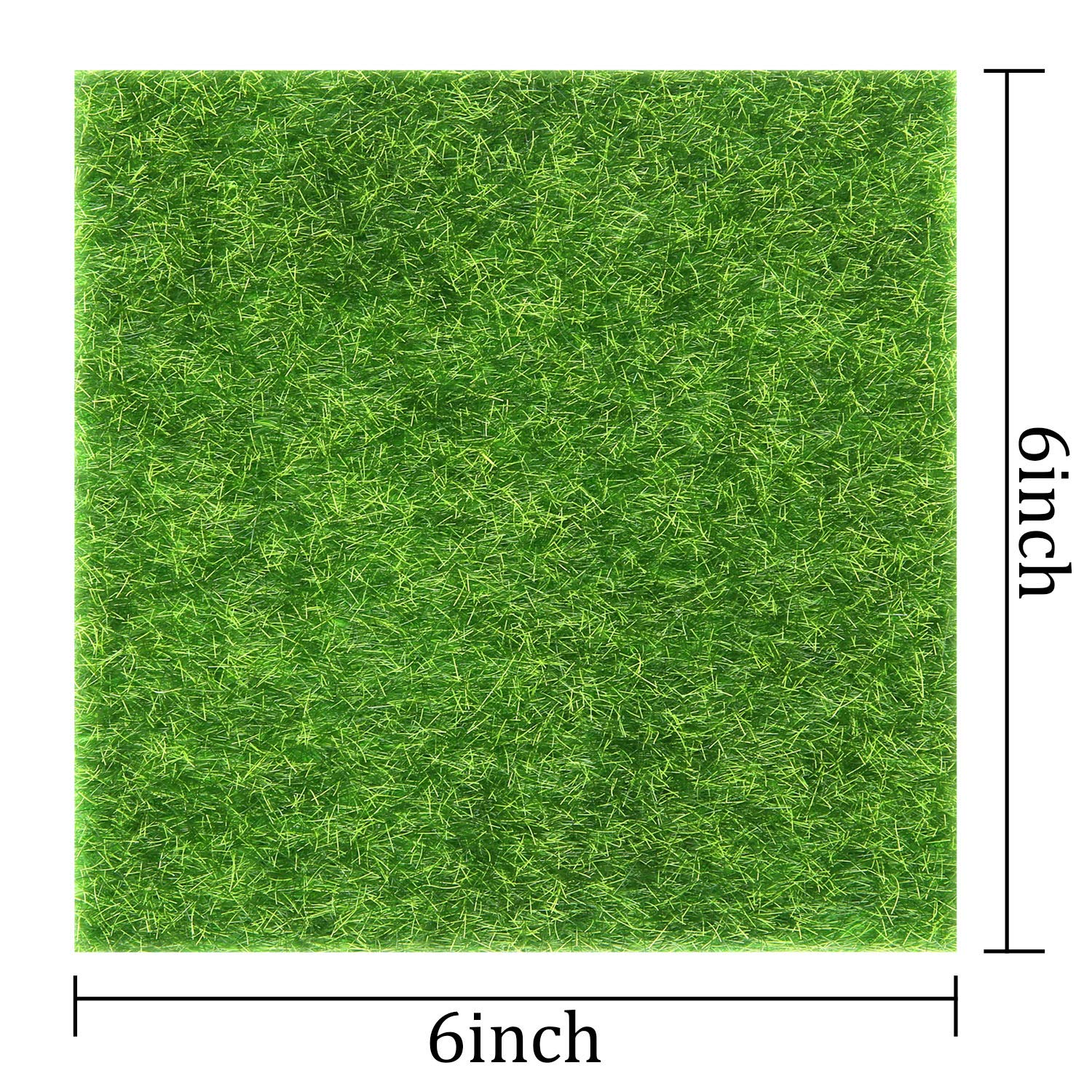 Elcoho dollhouse grass strip for easy-to-assemble miniature scenes and textures.