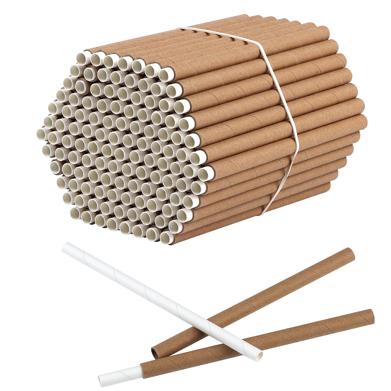 Elcoho mason bee nesting tube natural color 6in for durable outdoor bee housing