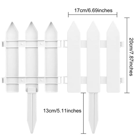 ELECLAND fence inserts 12-piece pack for secure edging