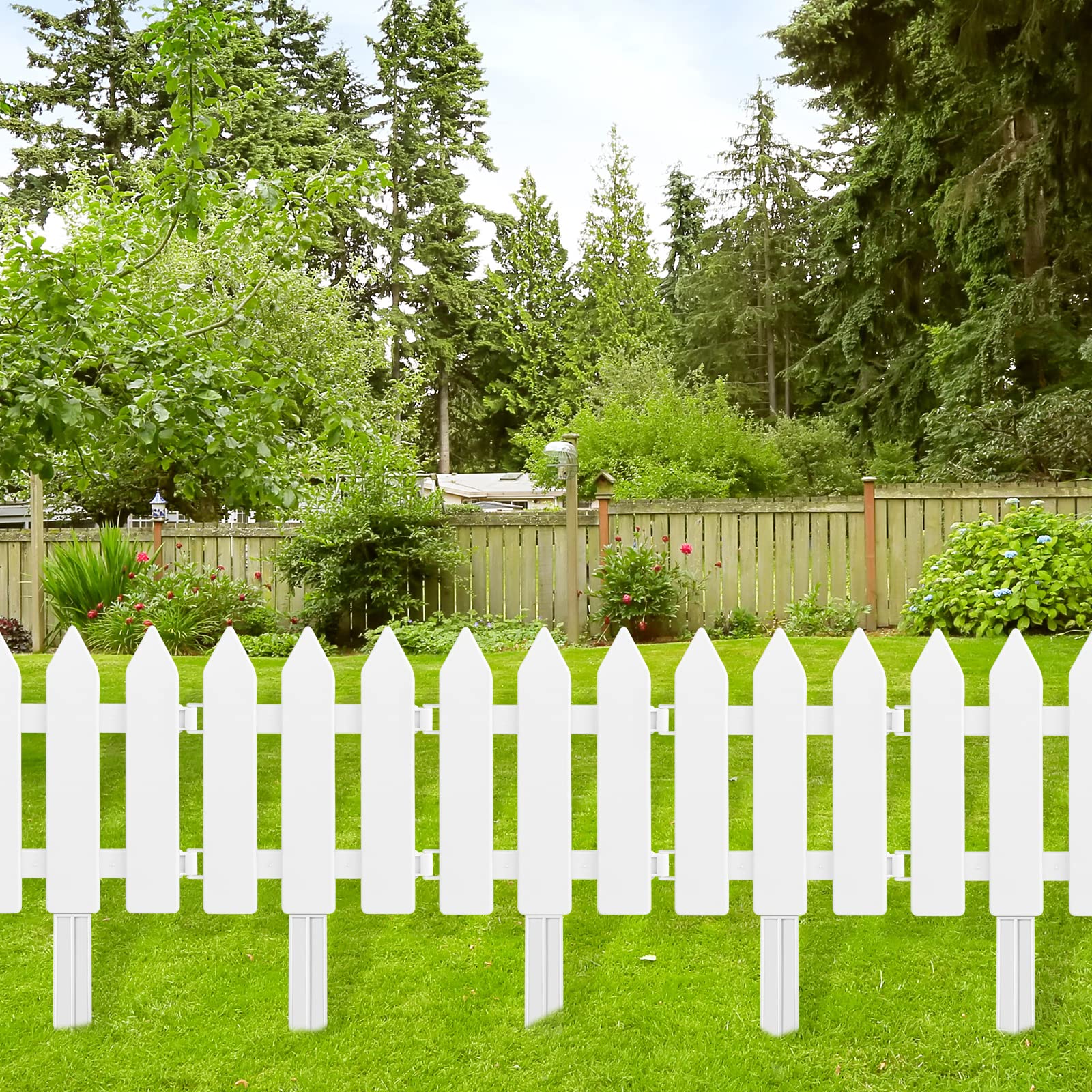 ELECLAND weatherproof anti-UV fence resists sun and rain for year-round use