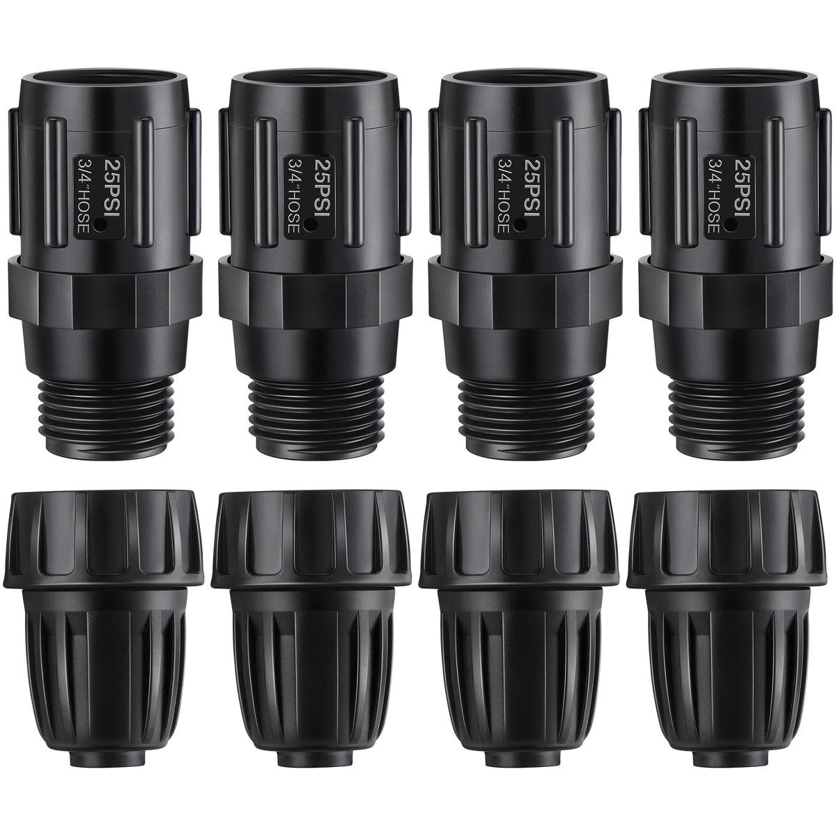 ElectricWise 25psi regulator closeup showing precise pressure control for drip systems.
