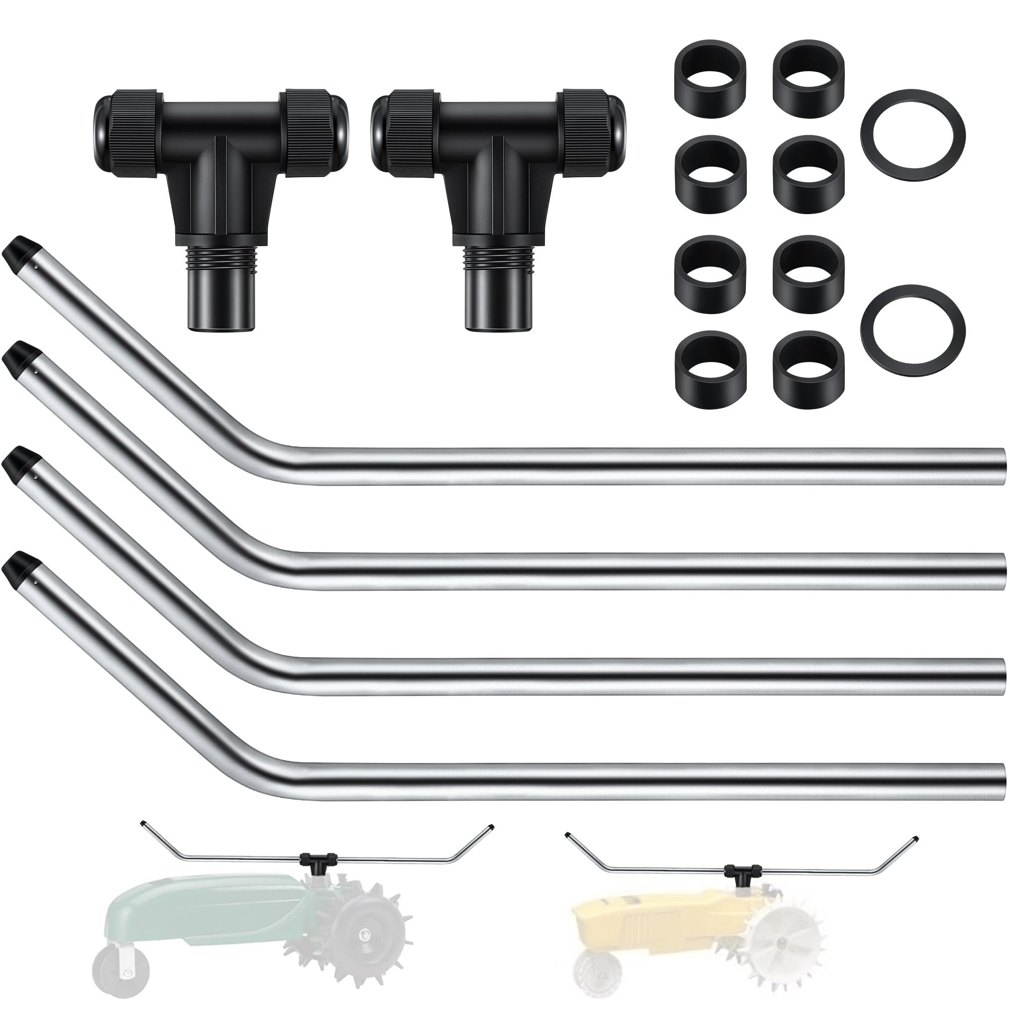 ElectricWise 2-set traveling sprinkler arms kit for even lawn watering