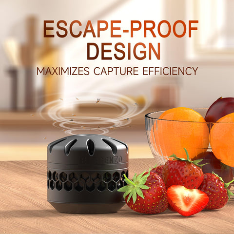60 ml fruit-based bait bottle included for extended attraction.