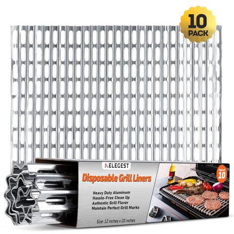 Elegest easy cleanup after grilling due to disposable liner