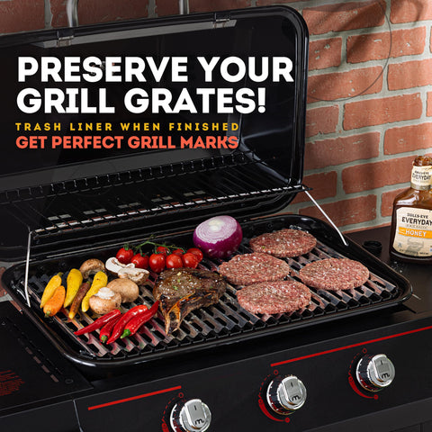 Elegest park grilling with liner creates a clean, hygienic surface