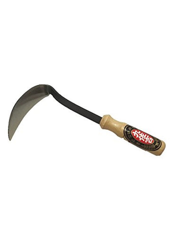 Elegital BlueArrowExpress Kana Hoe blade edge close-up for precise weeding.