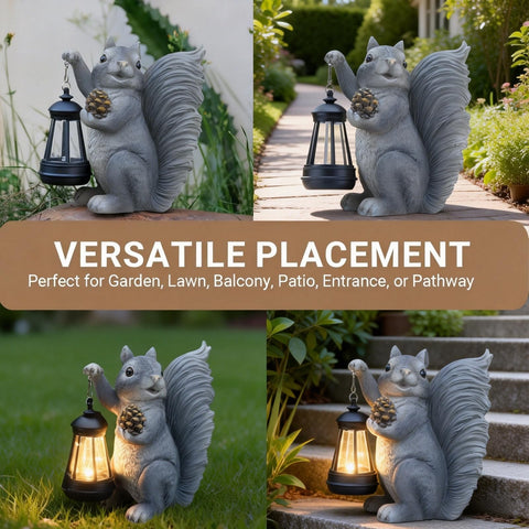 Elegondrar Mother's Day squirrel garden statue for a charming outdoor space.