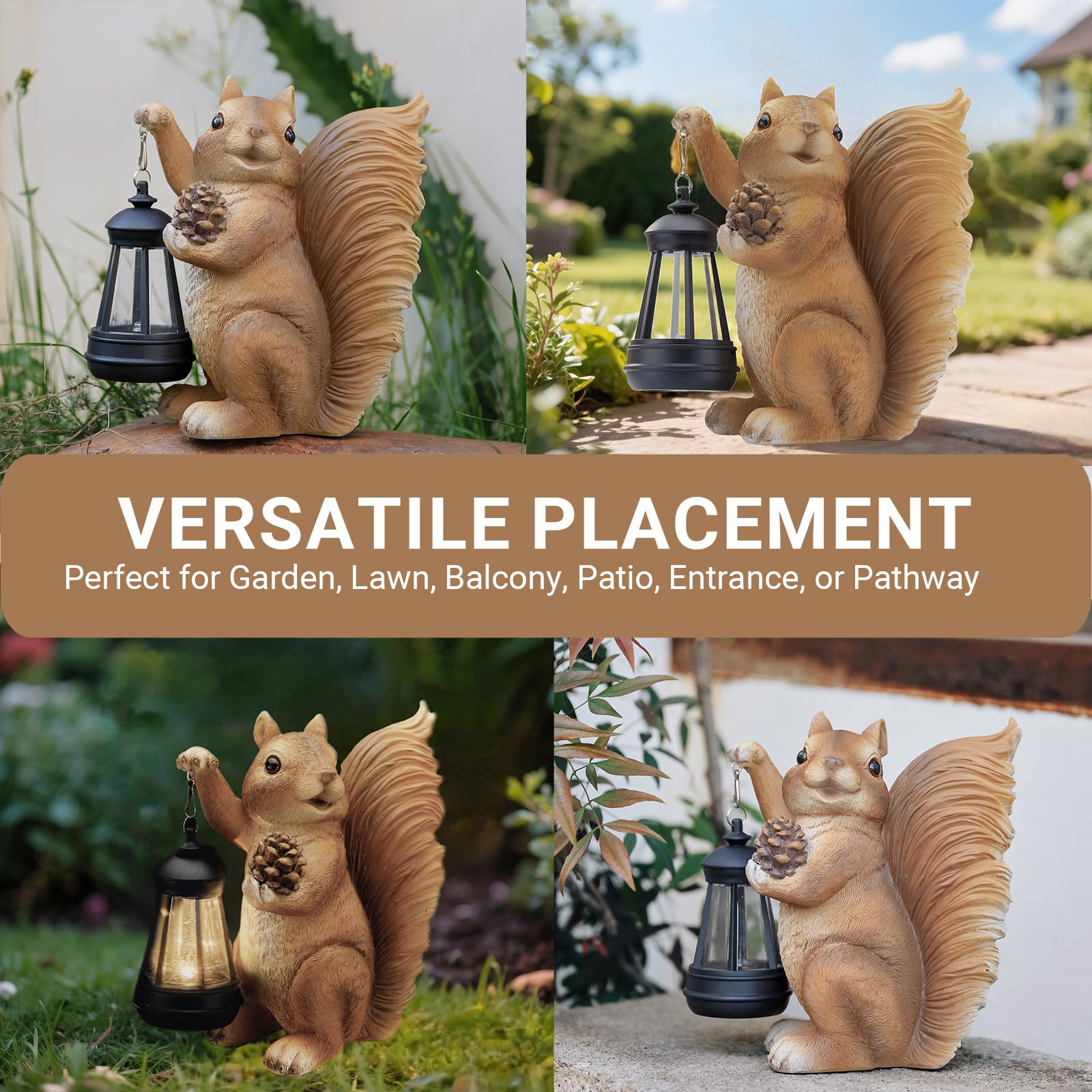 Elegondrar resin sculpture stays vibrant year-round on patios and entryways.