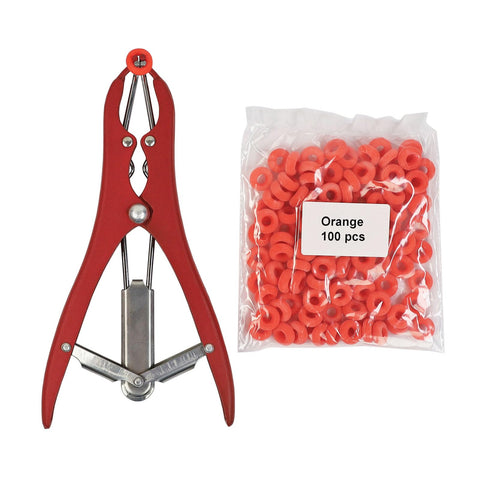 ELEKMUNDO goat banders stainless-steel-frame for a durable, reusable farm tool.