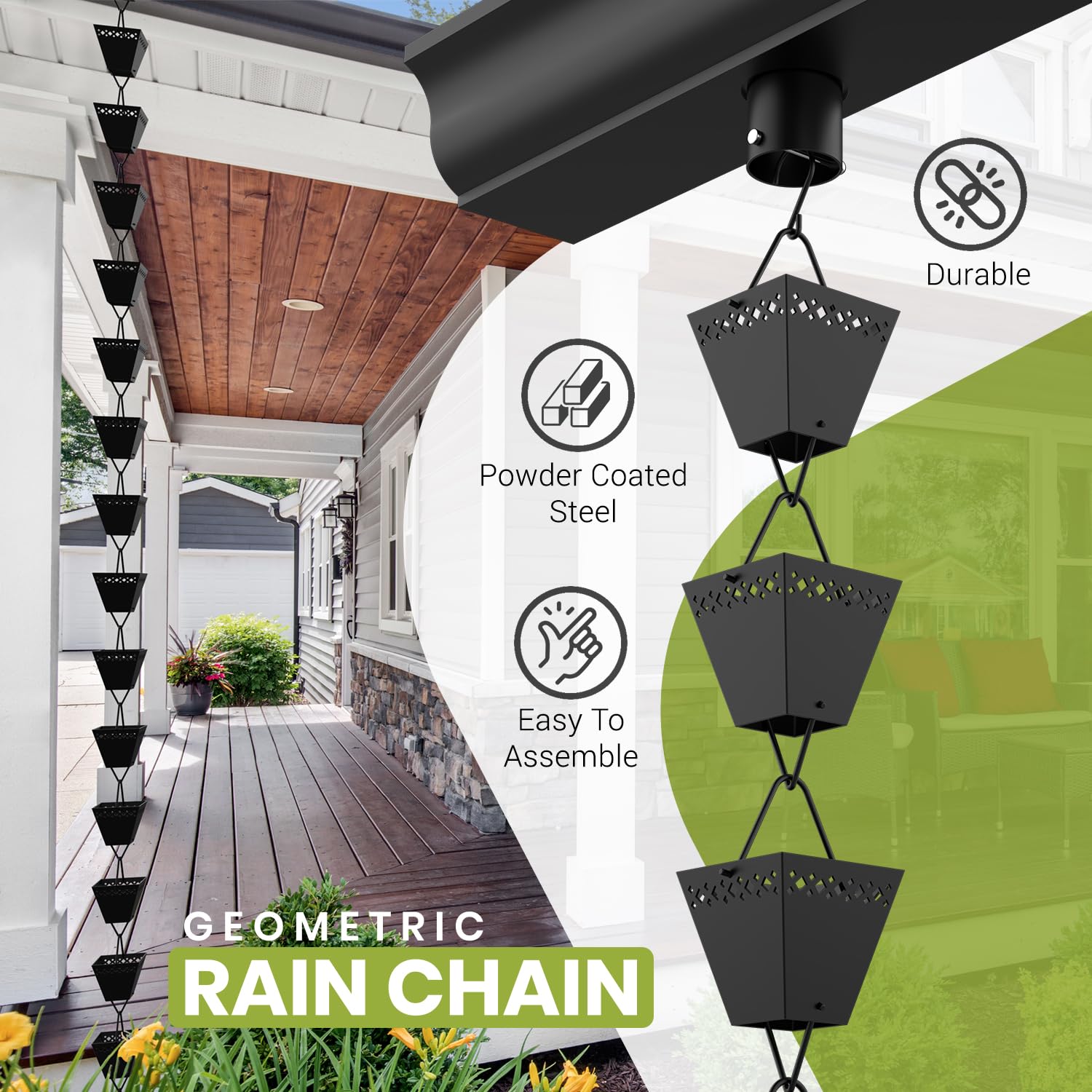 Elemental Eden ground stake for secure outdoor installation
