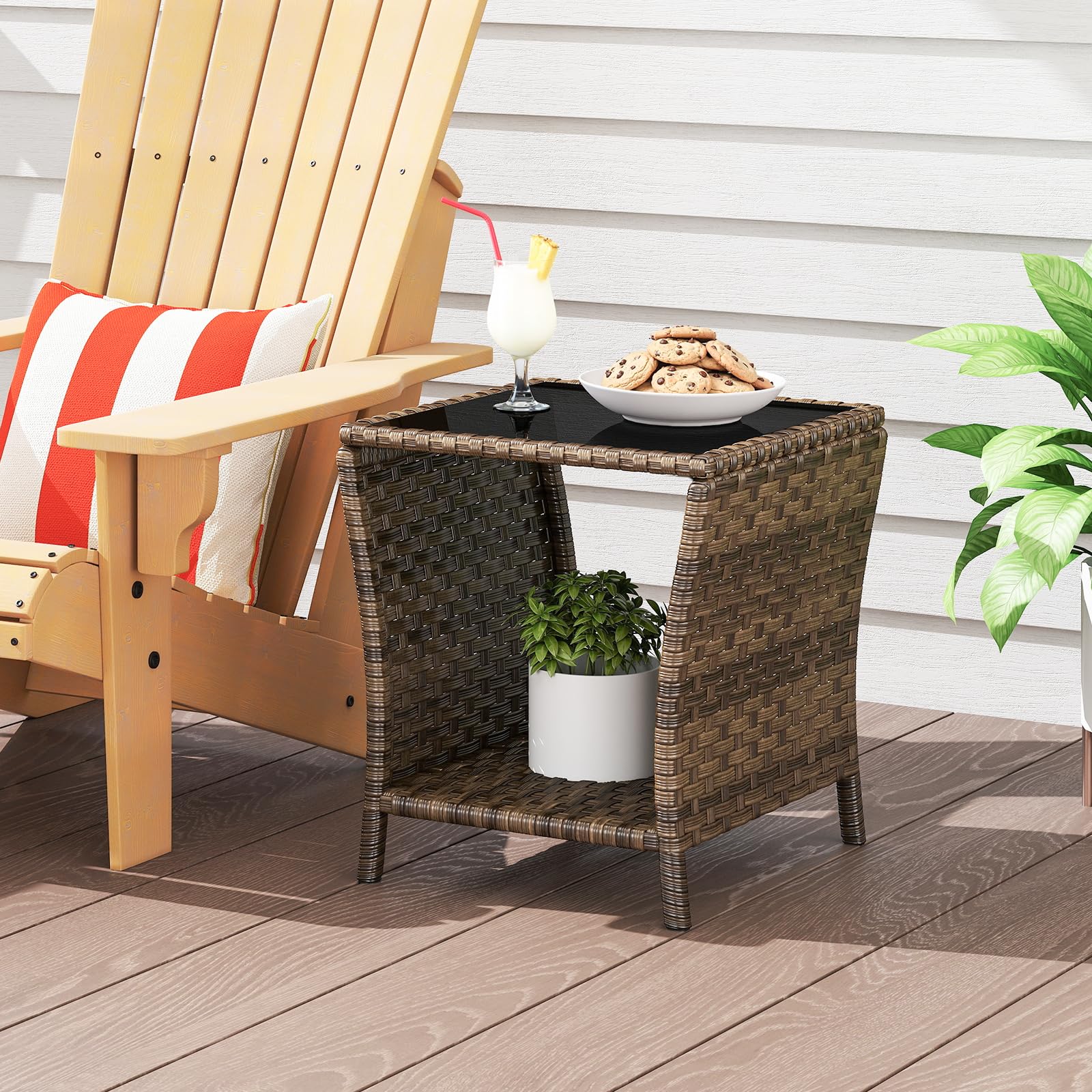 Elepude durable iron frame supports outdoor durability