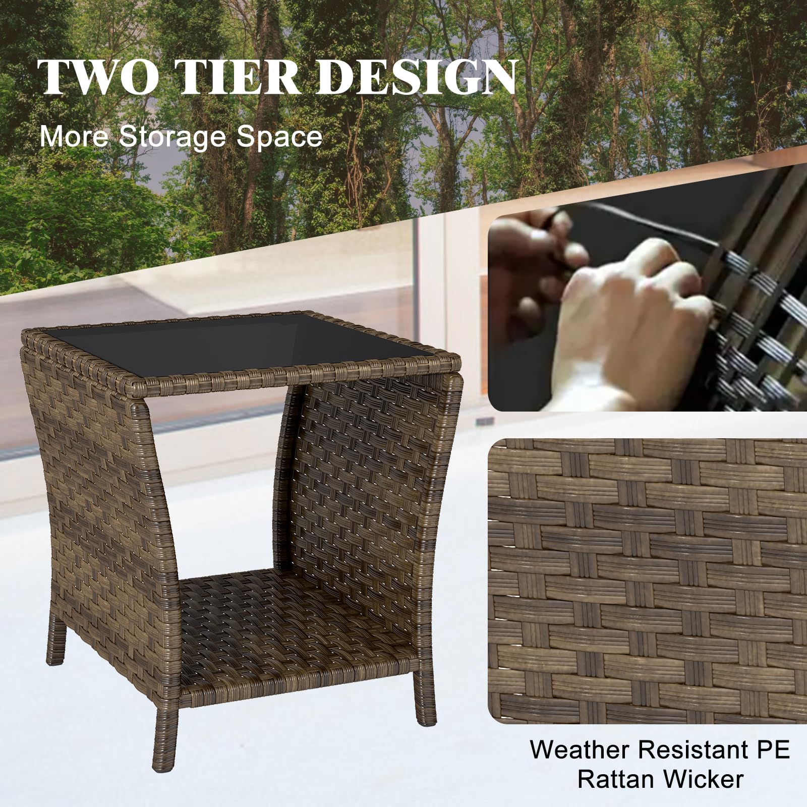 Elepude glass top is removable for easy cleaning