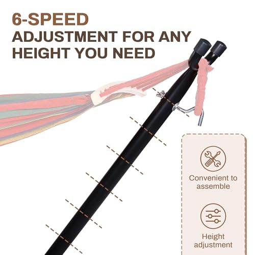 Elevon Hammock Stand quick-assembly design lets you set up in minutes