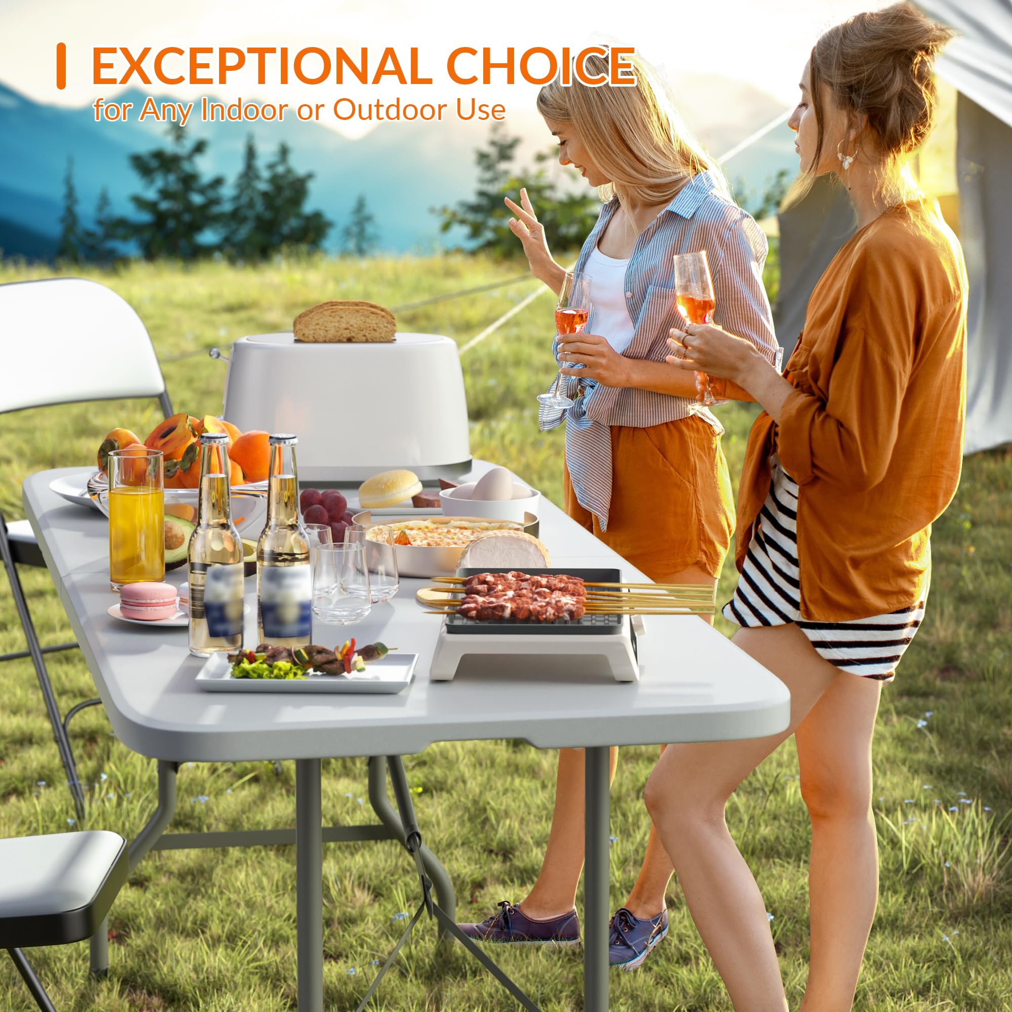 Elevon set ready for picnics, trainings, and gatherings