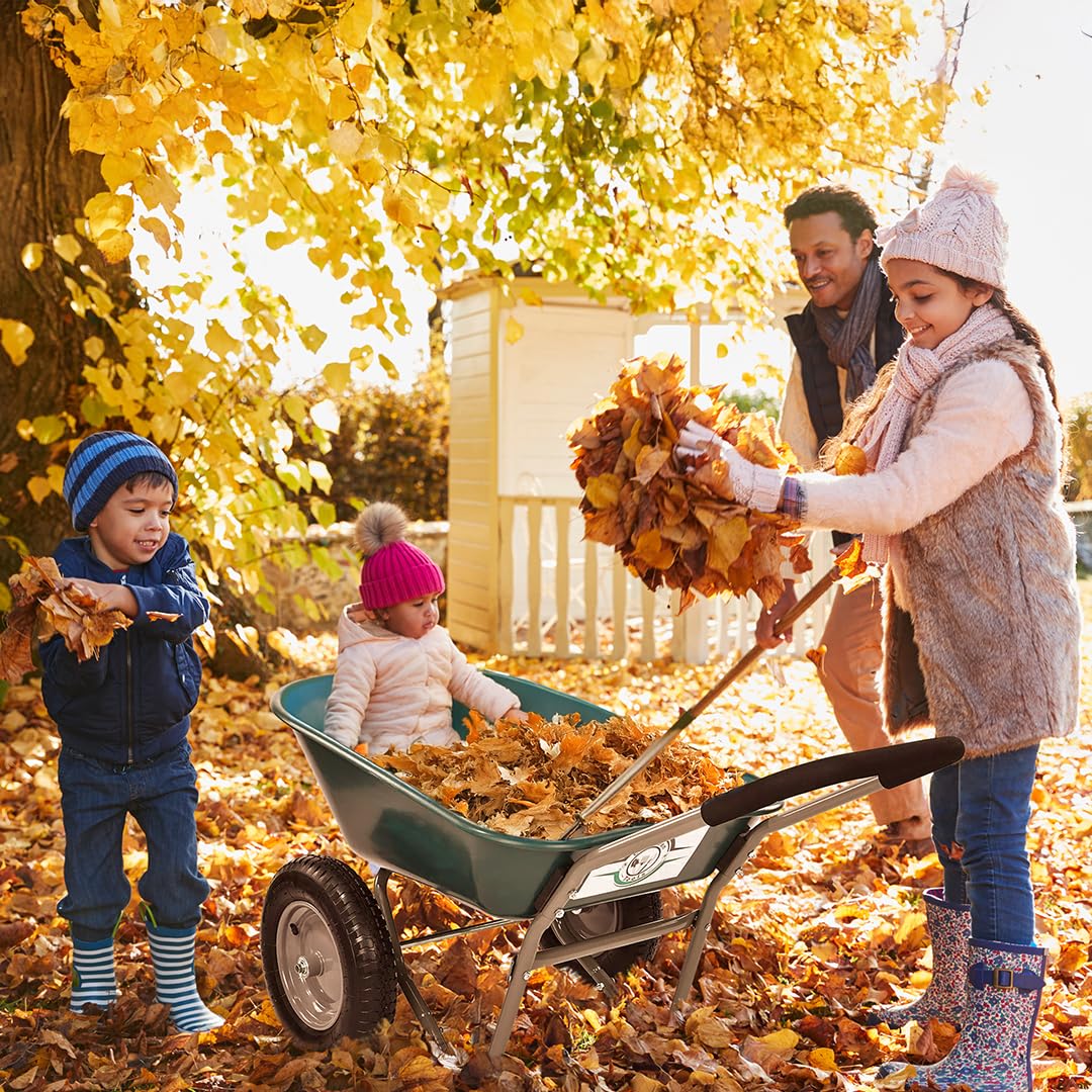 Elevon wheelbarrow ships with quick assembly in about five minutes.
