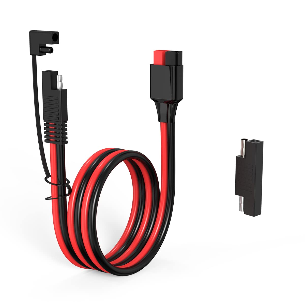 ELFCULB 12AWG extension cable connects Anderson to SAE for reliable portable power setups