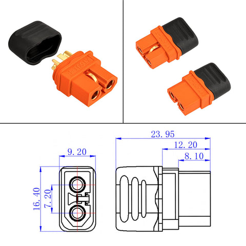 ELFCULB 1-cable package ready for fast solar-to-XT60i setup